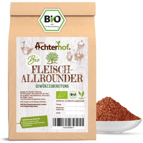 Fleischallrounder Gewürzzubereitung Bio 100g | universell einsetzbares Fleischgewürz | Milde...