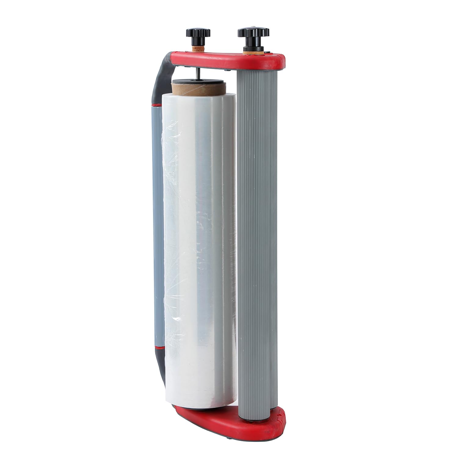 KATSU Tools Manueller Stretchfolienspender – einstellbare Spannung, Kartonpalettenverpackung, Handwickelmaschine, 1 x Rolle 3 kg Folie im Lieferumfang enthalten