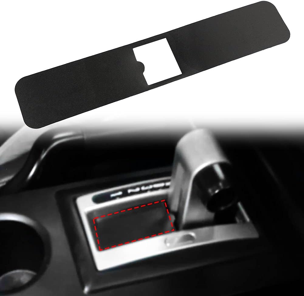 JDMON AUTO Shifter Trim Blind Cover Shifter Protective Cover Compatible with Ford Mustang 2006 2007 2008 2009 Automatic Shifter Trim Panel Shutter