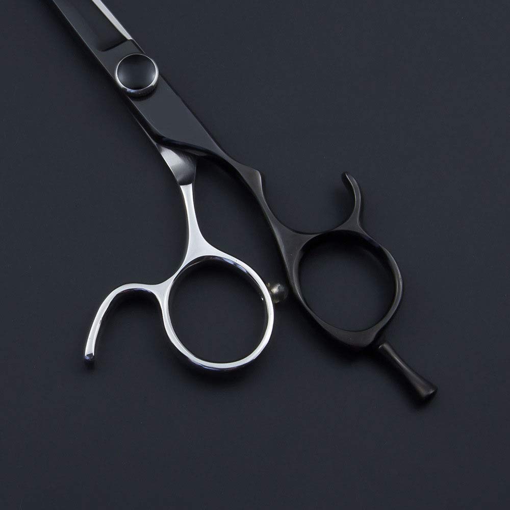 5,5 pulgadas profesionales de peluquería tijeras del peluquero de la barbería del corte del pelo Tijeras Tijeras Adelgazamiento Japón 440c tijeras de pelo