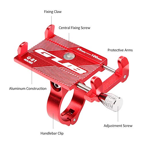 DECDEAL Suporte de Montagem de Telefone de Bicicleta Ajustável MTB Mountain Bike Motocicleta Guiador