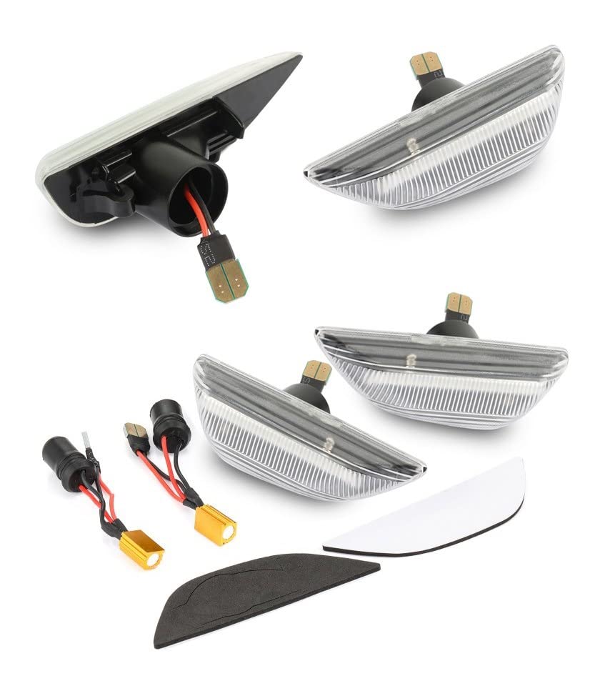 Indicator I Laterali LED Fumé Per Mazda - Set 2 Pezzi Per Modelli 2, 3, 5, 6, BT-50 E MPV - Foto 3