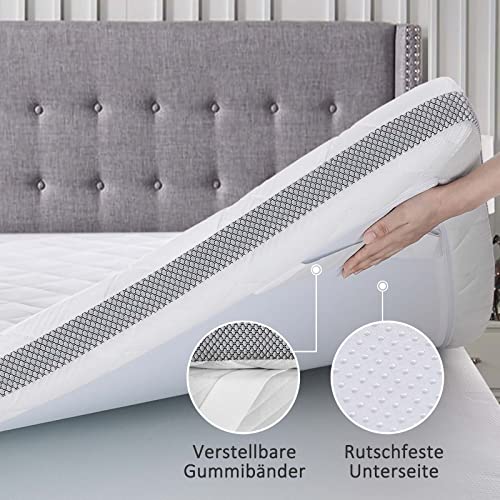 Kaltschaum-Topper BedStory Gel Topper 180×200 cm H3/H4 mit 7,5 cm Höhe