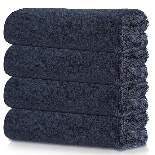 Xaajooio 4 Pack Large Microfiber Car Drying Towels, 36x24 Inch Microfiber Towels for Cars, Ultra...