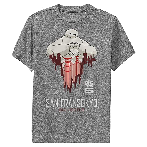 Disney Big Hero 6 Series Sf Love Boys Short Sleeve Tee Shirt