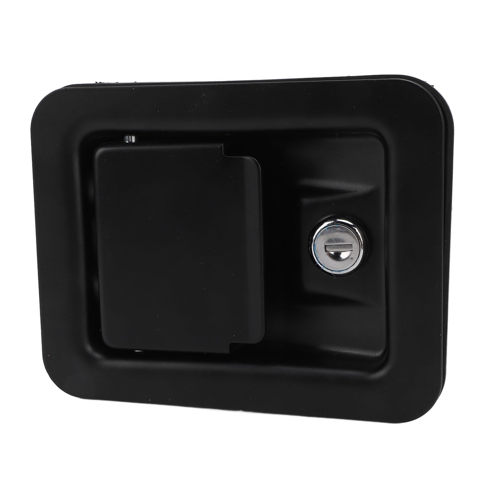 Serrure à Palette de Poignée de Camping-car Acier Inoxydable 304, Serrure Boîte Outils Remorque avec Clés, 5,5x4,2 Loquet Poignée encastré Serrure Boîte Outils Camion Loquet Porte