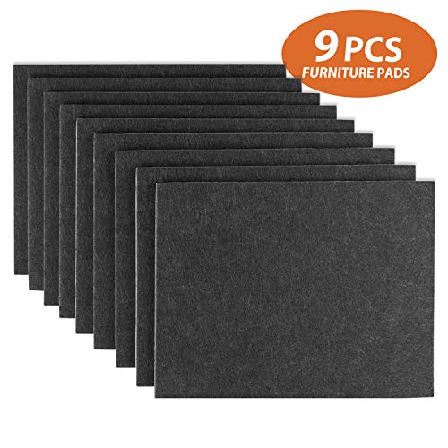 Furniture Pads 9 Pieces 8" x 6" x 1/5" Furniture Felt Pads Self