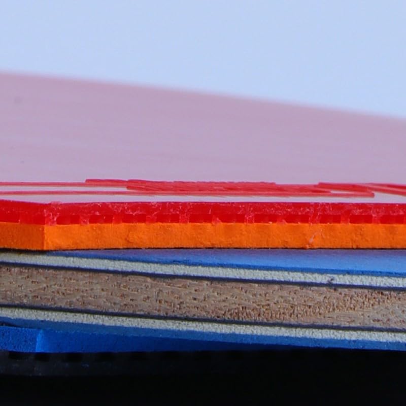 JITEM Professional Ping Pong Paddle, High Performance Table Tennis Paddle, Table Tennis Racket Comes with Dual Attack Rubber and Carrying Case