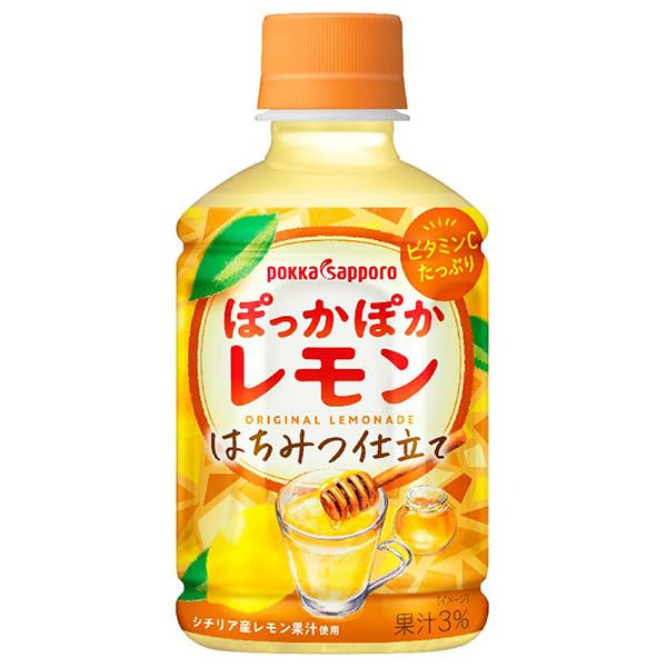Amazon.co.jp: ポッカサッポロ 【HOT用】ぽっかぽかレモン 275mlペット