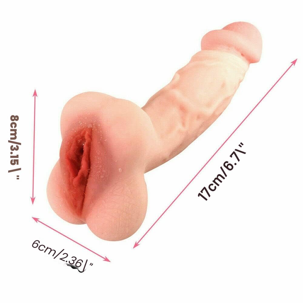 Masturbador masculino de polla, consolador, coño de bolsillo, juguetes sexuales para parejas, hombres y mujeres, color piel