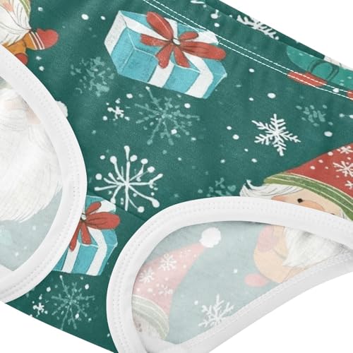 Girls' Training Panties Briefs Underwear for Toddler Deer Tree Christmas Pattern4