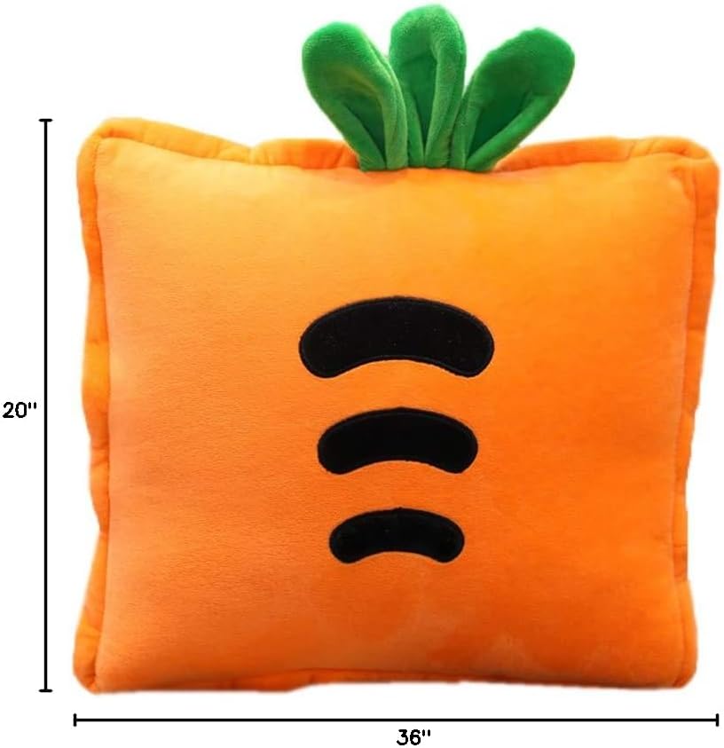 Decorative Throw Pillows Cute Cartoon Car Office Plush Pillow Folding Plush Waist Cushion Sleeping 2 In1 Pillow & Quilt (Cat, 50cm (Quilt: 1.5×1.8m))