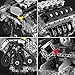 Mould King 10250 V10 Engine Model That Works, Build Your Own Cars Combustion Blocks Sets, Engineering Model for Age 14+ Adults/Teens(1834 PCS)