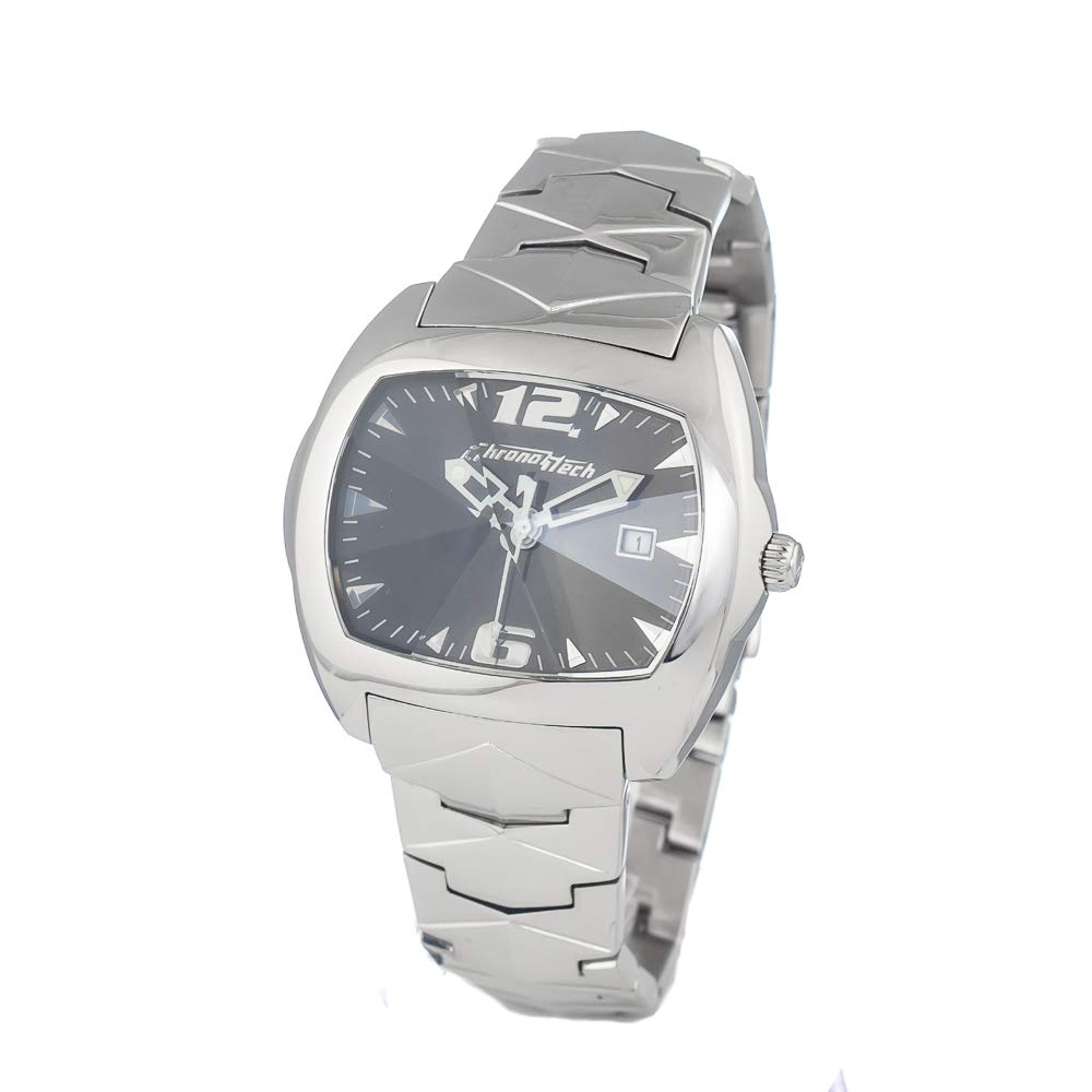 Chronotech Orologio Uomo Analogico Al quarzo con cinturino Acciaio inossidabile CT2188L-02M