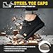 Steel Toe Shoes Men Women Waterproof Non Slip Work Safety Shoe Industrial Construction Roofing Loafers Tennis Indestructible Sneakers Lightweight Comfortable Zapatos de Trabajo para Hombres Black