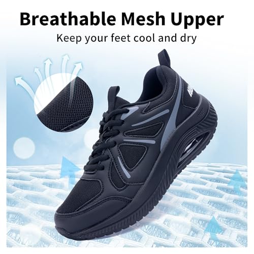 Image of AOV Women Arch Support Walking Shoes Orthotic Sneakers for Plantar Fasciitis Foot and Heel Pain Relief Tennis Shoes