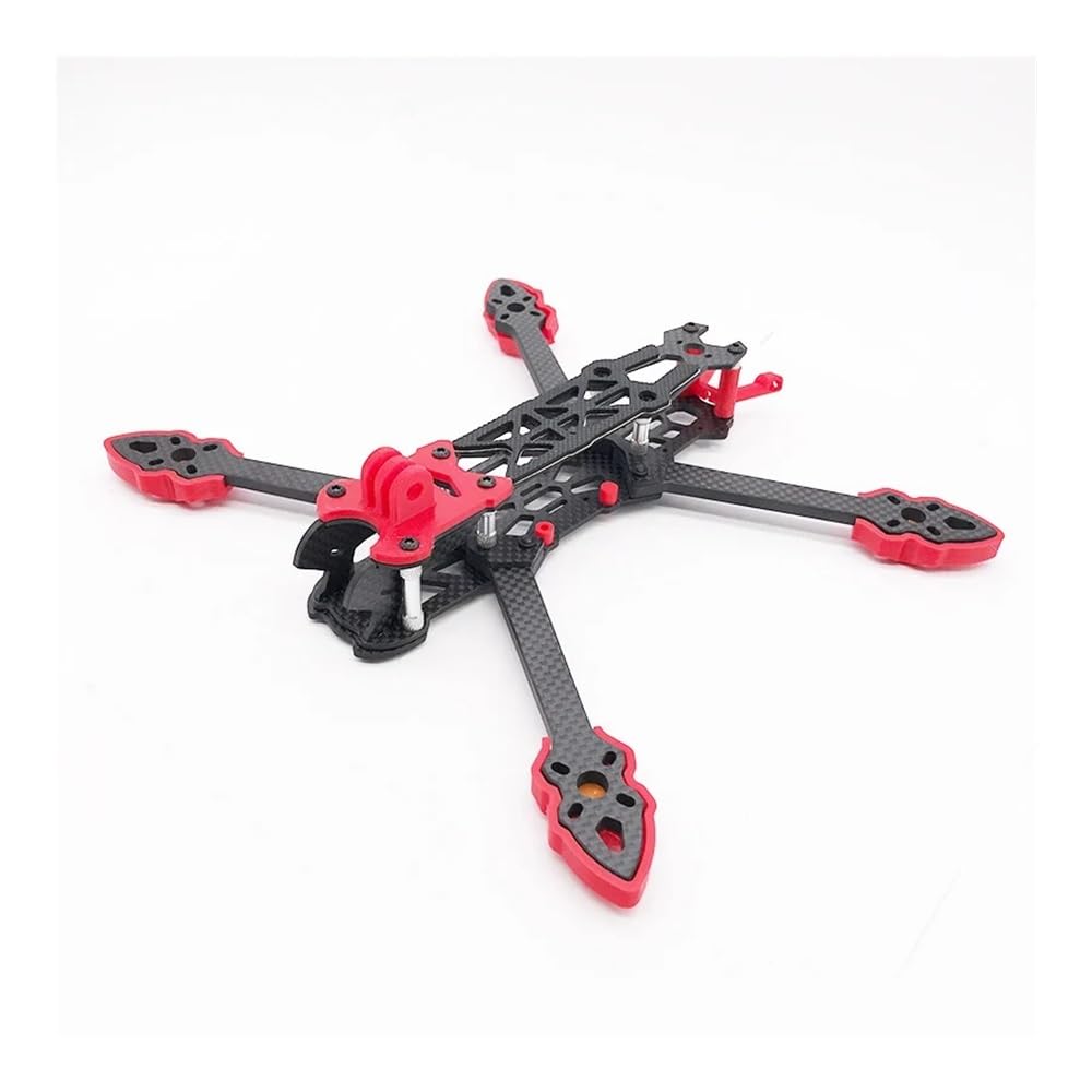 Convient for Le kit de Cadre de 5 Pouces en Fibre de Carbone RC Drone Freestyle FPV Racing Quadcopter avec des pièces de Support imprimées en TPU 3D(Mark4 Frame)