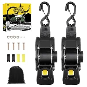Hifybaty 2PCS Retractable Ratchet S...