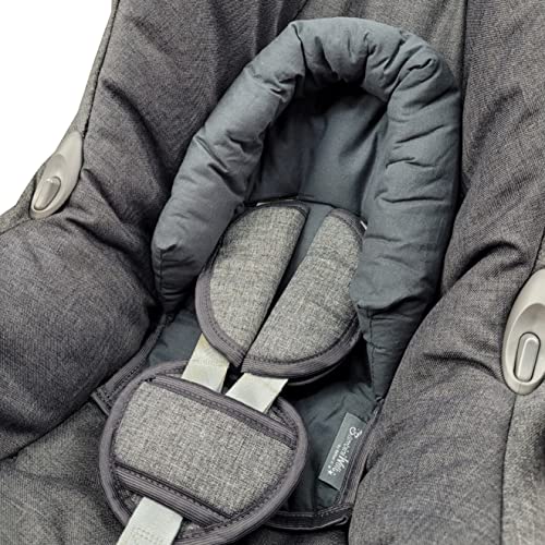 BAMBINIWELT Kopfpolster Kopfkissen für Babyschale kompatibel mit Maxi Cosi...