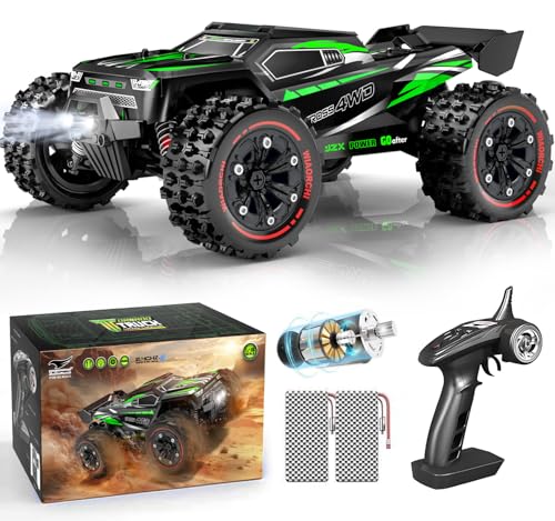 1:16 Scale All Terrain Fast RC Cars, 40KM/H High Speed 4WD Remote Control Car with 2 Rechargeable...