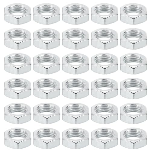 PATIKIL M10x1.0 Steel Hex Nuts