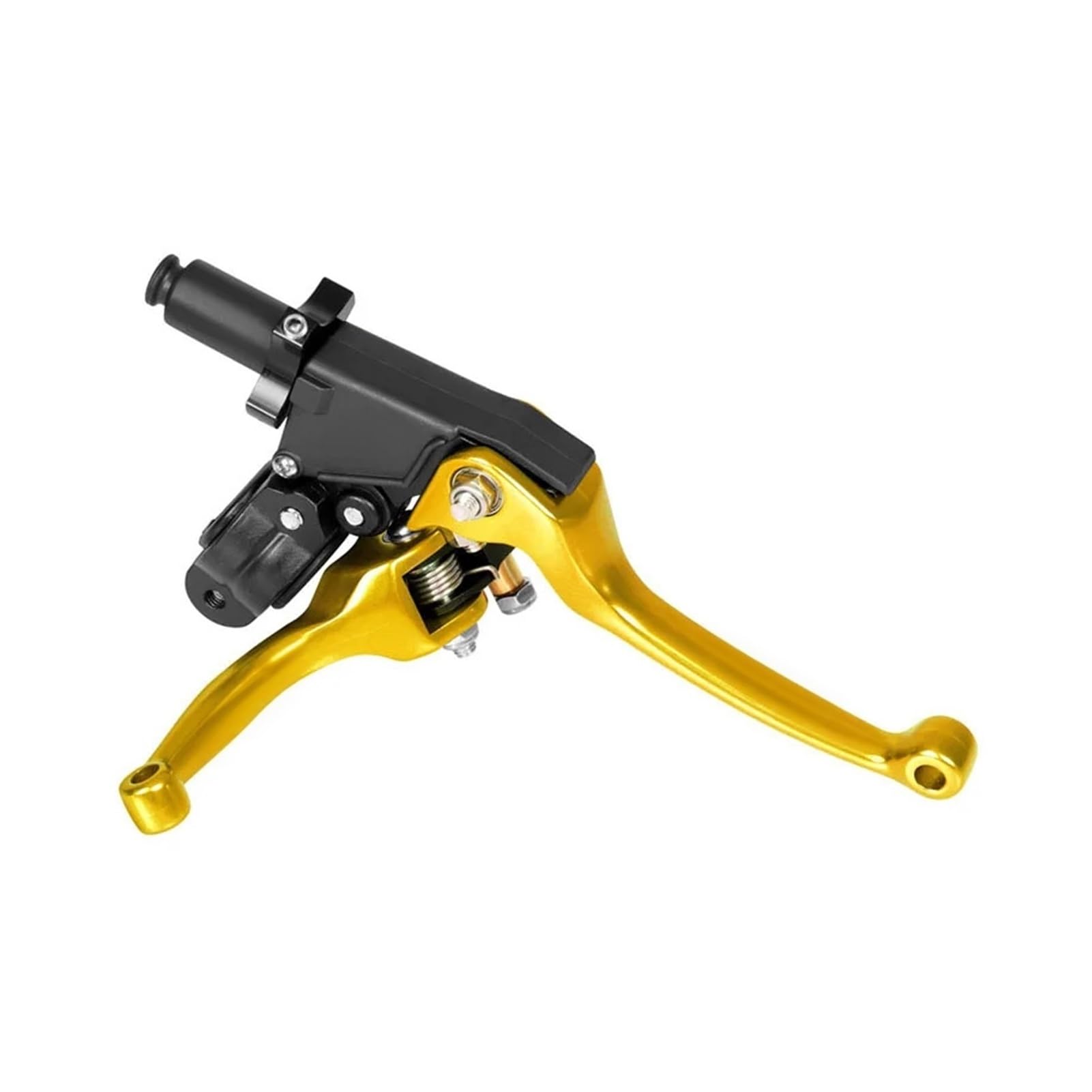 Myzzo Gold Motorcycle Brake Lever Motorcycle Folding Brake Clutch Levers For Xr50 For Ktm For Honda For Kawasaki For Yamaha Atv Quad(Gold)