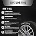Tire Ink White Tire Paint Pen - Waterproof Permanent Paint pens for Car Wheels Lettering | Car Wash Safe and Durable | Made in Japan (Pack of 1)