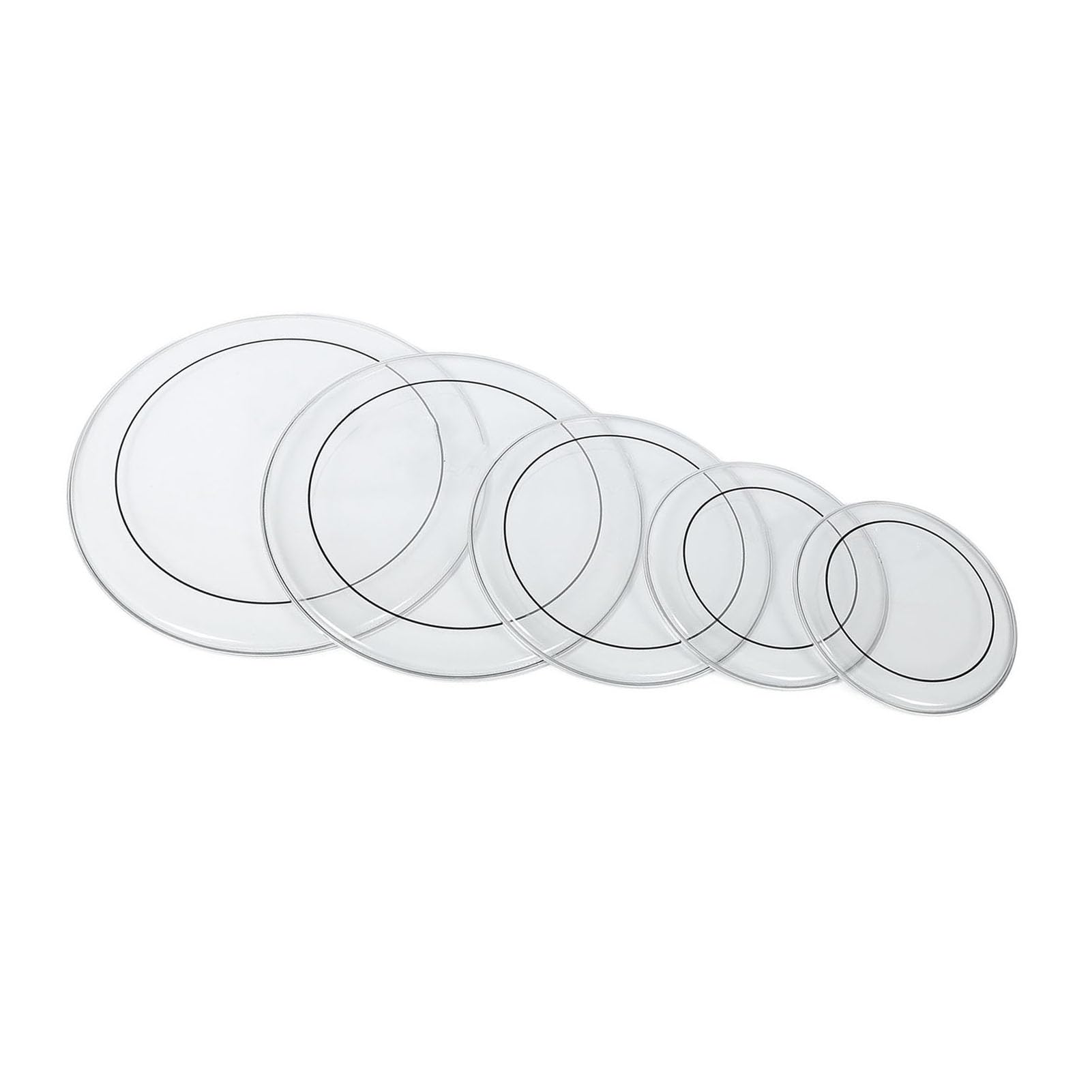 Eujgoov Pack de Têtes de Tambour de Conception Moderne Pack de Tambour pour Animaux de Compagnie pour les Performances de Scène 5 Pcs pour les Joueurs de