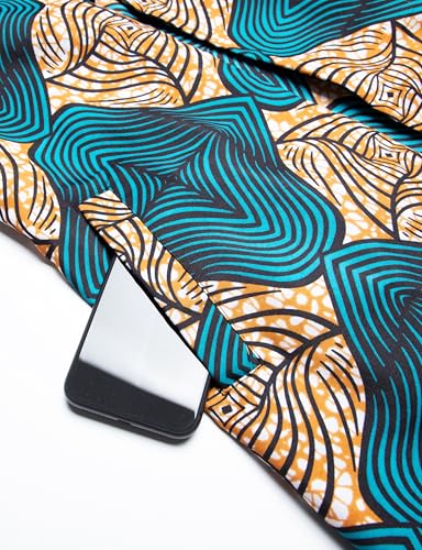 Image of SHENBOLEN Women African Print Jacket Dashiki Traditional Top Dress