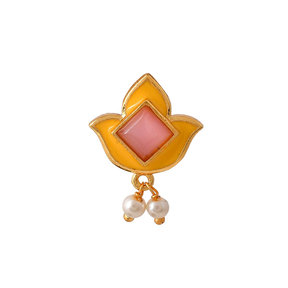 VOYLLA Forever More Lotus Gold Plated Nose Ring (B0C6644SFK) Amazon Price History, Amazon Price Tracker