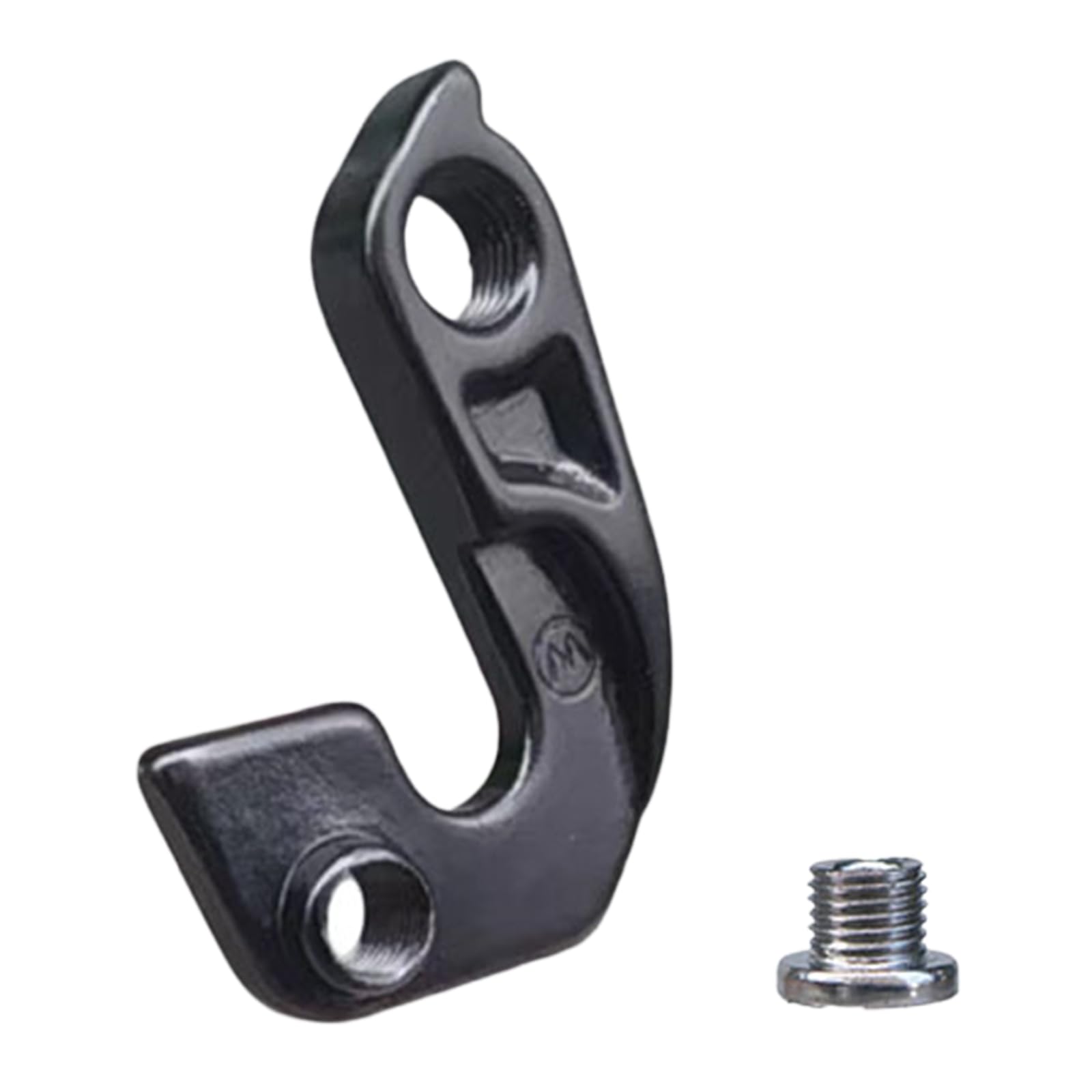 1x/2x Bike Rear Gear Mech Derailleur Hanger Silver Aluminum Alloy Tailhook Dropout Adapter Fit For Most MTB Road Bicycle