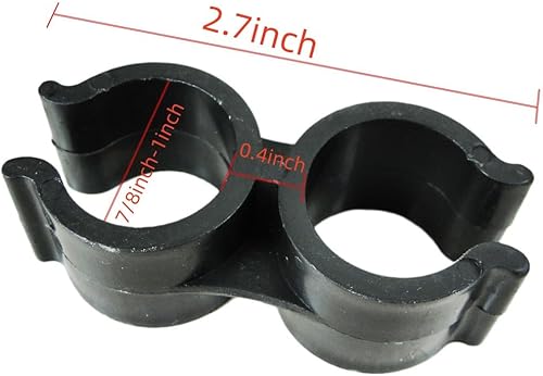 Miniatura 7 de SZYNLIF 8 piezas de clip de barco Bimini para anti sonajero Bimini Brace Seguridad Barco Accesorios Bimini Top Pole Clips Soporte Bimini Pole Clips