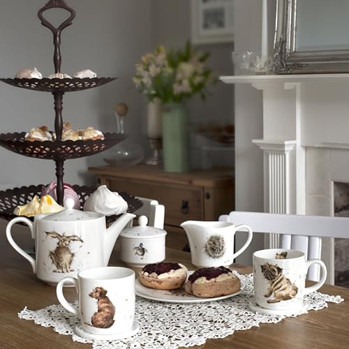 Set de Mug y Posavasos 11 oz Royal Worcester Pug Love miniatura 3