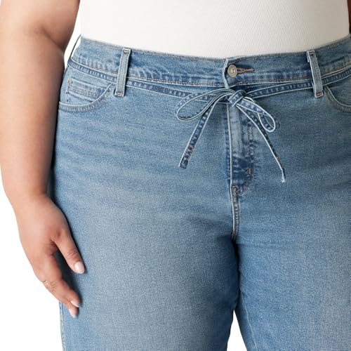 Signature by Levi Strauss & Co. Gold Womens Heritage Belted Wide Leg Jeans (Also Available in Plus)4