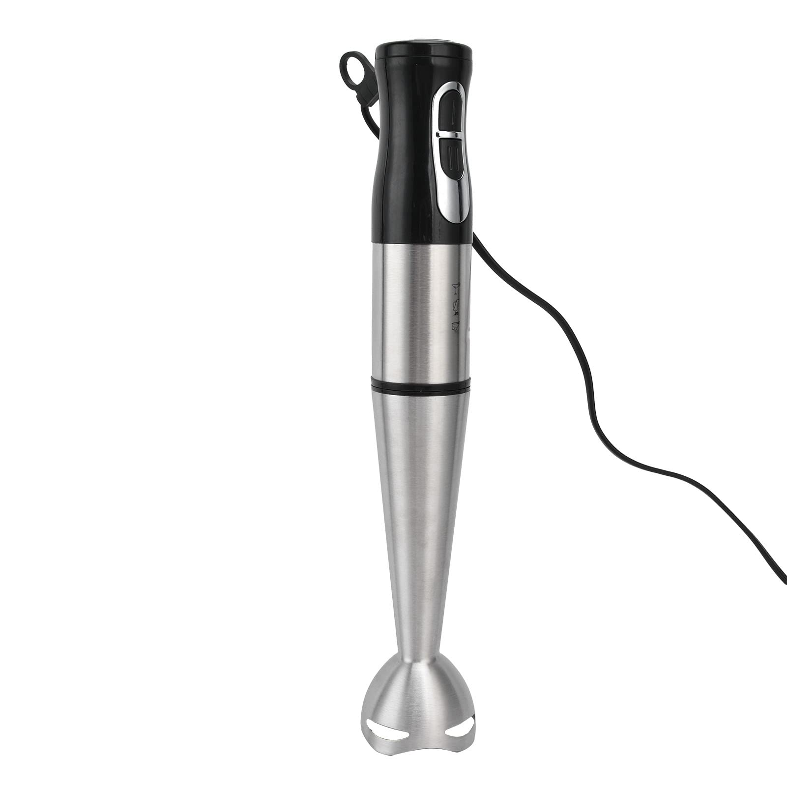 Batidora de Mano de Inmersión 800W 5 en 1 con Cuchillas en Forma de S de Acero Inoxidable, 2 Velocidades para Sopas, Batidos, Papillas, Purés y