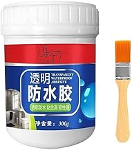 Waztex Invisible Waterproof Glue Clear Waterproof Gel Bathroom Roof Top Concrete Wall Water Repellent Waterproof Paint No Leak 300 GM