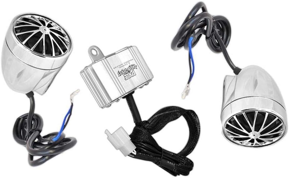 Pyle 400 Watt Weatherproof Motorcycle Speaker and Amplifier System w/ Two 2.25 Inch Waterproof Speakers, AUX IN- Handlebar Mount ATV Mini Stereo Audio Receiver Kit Set - Also for Marine Boat - PLMCA30