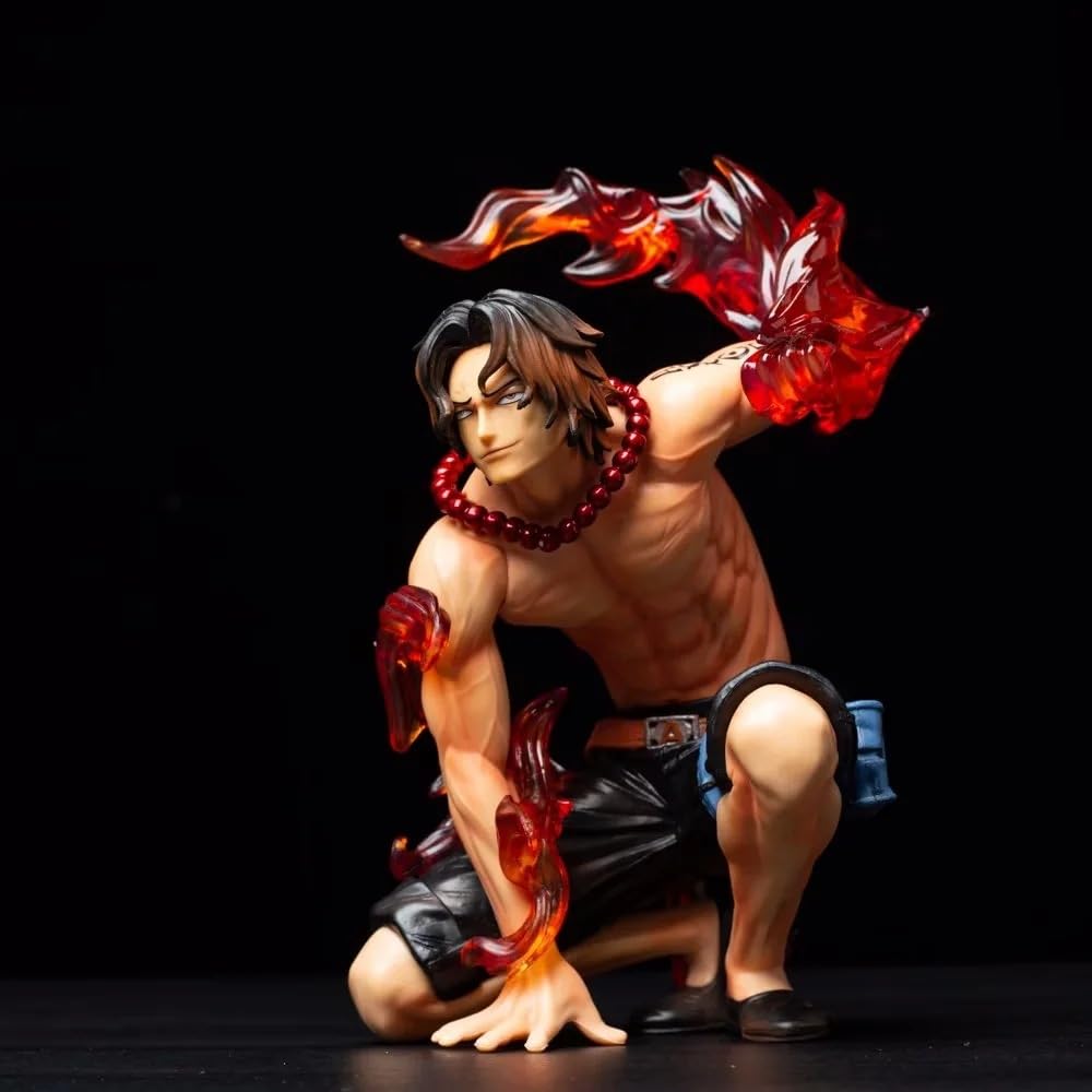 Amazon.co.jp: ワンピース頂上戦争燃える火拳エース16センチアニメ彫刻