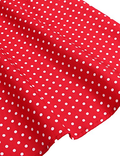 Image of DRESSTELLS Women's Vintage 1950s Cocktail Dress, Retro Tea Party Halter Swing Dresses