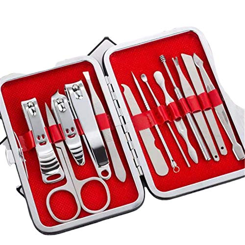 Preisvergleich Produktbild Foshuo Nagelpilzbehandlung Für Zehennagelpilz-Perfektes Mini Maniküre Set Hochleistungsnagelknipser Nagelknipser Set Schwenkbarer Nagelknipser Mit Langem Griff Crystal Nagelfeilenset Nagelknipser