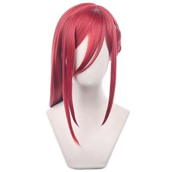 Hyoma Chigiri Cosplay Wig, Blue Lock Cosplay, Length approx.45cm, Heat Resistant Synthetic Wavy Wig, One Size, Free Size 50-60cm
