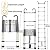 Telescopic Ladder, 12.5FT RIKADE Aluminum Telescoping Ladder with Non-Slip Feet and Stable Hook, Portable Extension Ladder for Household and Outdoor Working, 330lb Capacity