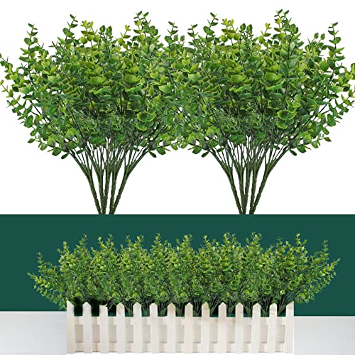 ToKinCen 10pc Künstliche Pflanzen Kunstpflanzen Faux Shrubs künstliche...