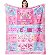 Lemzcen Manta De Regalo De Cumpleaños Para Niñas De 11 Años, 60 X 50 Pulgadas, Regalos De Cumpleanos De 11 Anos Regalos Para Ninas De 11 Anos
