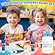 Taricor 8 Farben Fingerfarben Kinder Ungiftig, 8 x 75ml Fingermalfarben mit Schwammaufsatz für Kinder Baby Handabdruck Fußabdruck Set, Geschenk zur Früherziehung von Kindern, Handgemachte Malerei