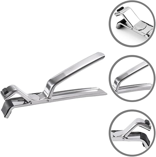 Miniatura 8 de Luxshiny Clip de tazón caliente Clip anti-quemaduras para tazón Clip Traducir Acero inoxidable Electrodomésticos Placa Bowl Clip