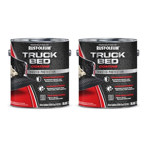 Rust-Oleum 342669-2PK Truck Bed Coating Gallon Black 2 Pack