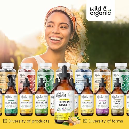 Wild & Organic Turmeric Ginger Liquid Supplement thumb #7