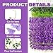 Alotiki Wisteria Hanging Flowers,Fake Hanging Flowers,Wisteria artificiales Garland for Home Wedding Arch Floral Party Garden Ceremony Outdoor Decor,3.6 feet Long(50,Purple)