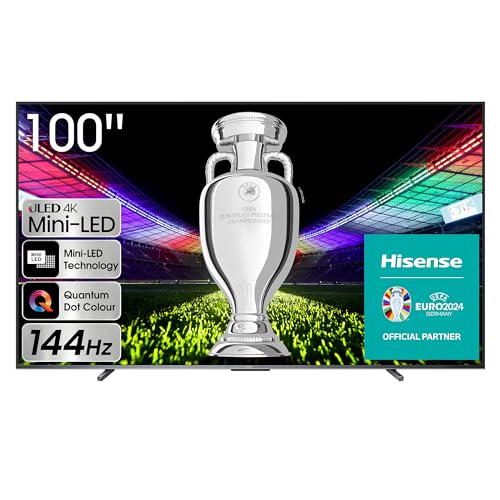 Hisense TV 100U7KQ - Mini-LED Smart TV de 100 Pulgadas,Televisor MiniLED más Grande del...